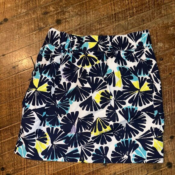 Banana Republic ginkgo print academia 2 pencil skirt - Picture 2 of 3